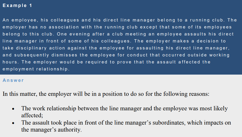 Employee Misconduct